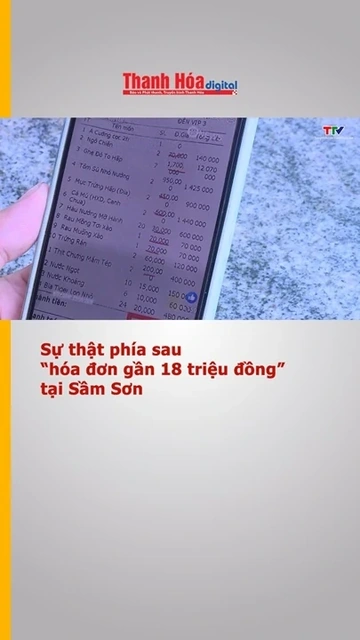 [Kiểm chứng thông tin] Nhà hàng tại Sầm Sơn và khách du lịch nói gì về hóa đơn lan truyền trên mạng