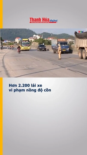 Hơn 2.200 lái xe vi phạm nồng độ cồn