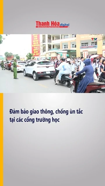 Đảm bảo giao thông, chống ùn tắc tại các cổng trường học