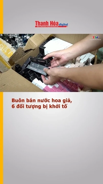 Buôn bán nước hoa giả, 6 đối tượng bị khởi tố