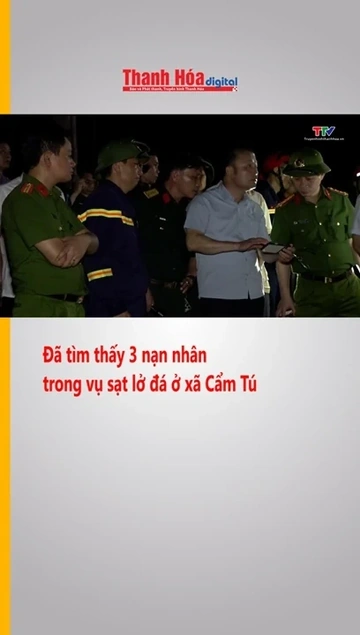 Đã tìm thấy 3 nạn nhân trong vụ sạt lở đá ở xã Cẩm Tú