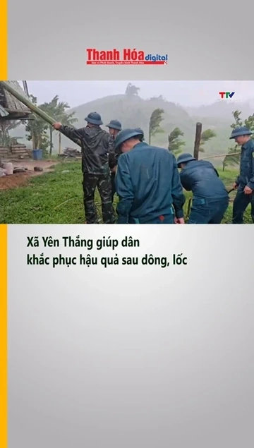 Xã Yên Thắng giúp dân khắc phục hậu quả