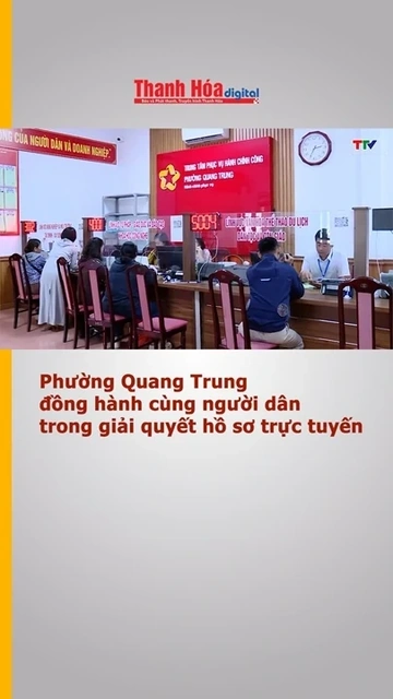 Phường Quang Trung đồng hành cùng người dân trong giải quyết hồ sơ trực tuyến