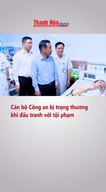 Cán bộ công an bị trọng thương khi đấu tranh với tội phạm