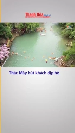 Thác Mây hút khách dịp hè