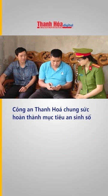 Công an Thanh Hoá chung sức hoàn thành mục tiêu an sinh số