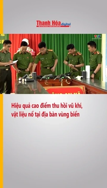 Hiệu quả cao điểm thu hồi vũ khí, vật liệu nổ tại địa bàn vùng biển