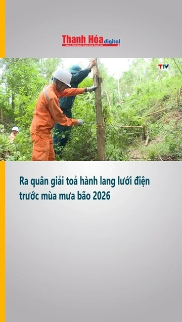 Ra quân giải toả hành lang lưới điện trước mùa mưa bão 2026