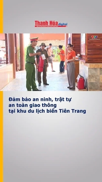 Đảm bảo an ninh, trật tự an toàn giao thông tại khu du lịch biển Tiên Trang
