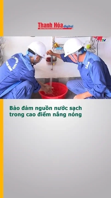 Đảm bảo cấp nước sinh hoạt mùa hè