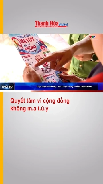 Quyết tâm vì cộng đồng không ma túy