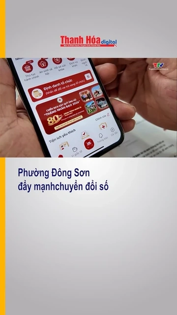 Phường Đông Sơn đẩy mạnh chuyển đổi số