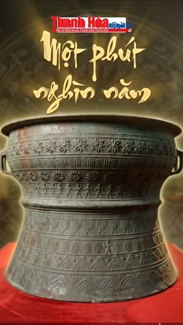 [MỘT PHÚT - NGHÌN NĂM] Mật mã văn hóa trên chiếc trống Mường cổ