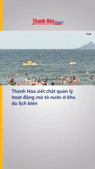 Thanh Hóa siết chặt quản lý hoạt động mô tô nước ở khu du lịch biển