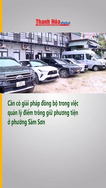 Quản lý điểm trông giữ phương tiện ở phường Sầm Sơn - Cần giải pháp đồng bộ