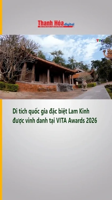 Lam Kinh được vinh danh ở hạng mục “Điểm du lịch đi đầu trong khôi phục và xây dựng hoạt động văn hó