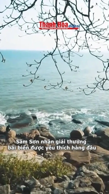 Sầm Sơn nhận giải thưởng bãi biển được yêu thích hàng đầu