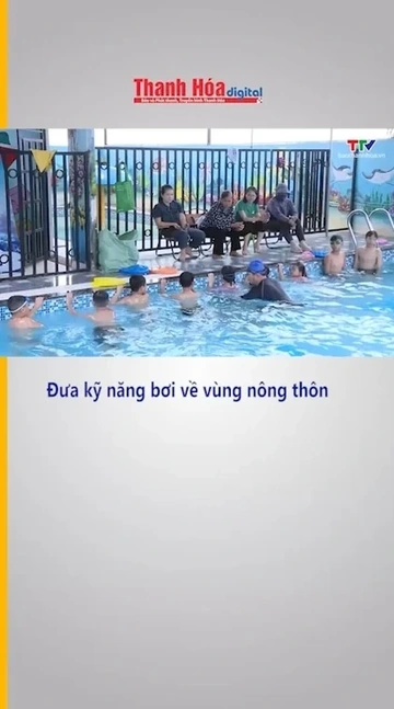 Đưa kỹ năng bơi về vùng nông thôn