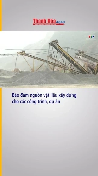 Bảo đảm nguồn vật liệu xây dựng cho các công trình, dự án