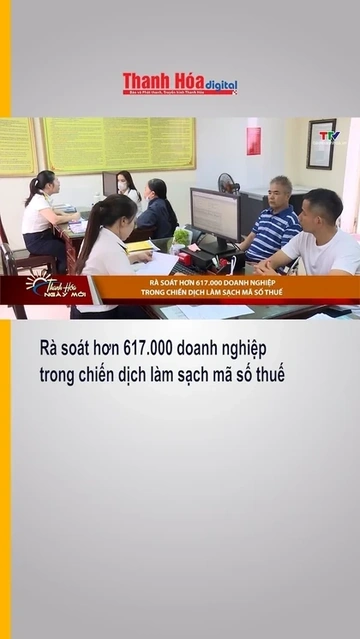 Rà soát hơn 617.000 doanh nghiệp trong chiến dịch làm sạch mã số thuế