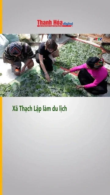 Xã Thạch Lập làm du lịch