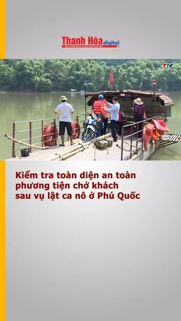 Kiểm tra toàn diện an toàn phương tiện chở khách đường thuỷ