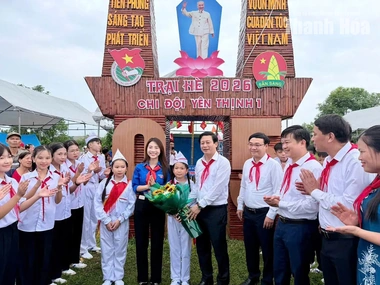 Sôi nổi hội trại hè tại các xã Yên Trường, Yên Ninh, Yên Phú