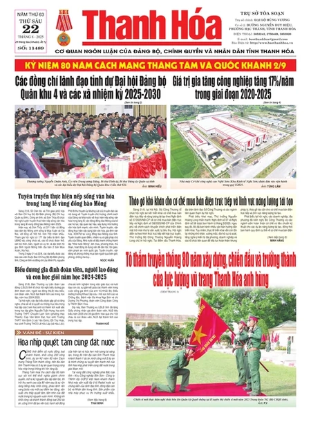 Số 11489 - Thứ Sáu, ngày 22/08/2025