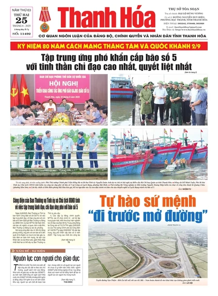 Số 11492 - Thứ Hai, ngày 25/08/2025