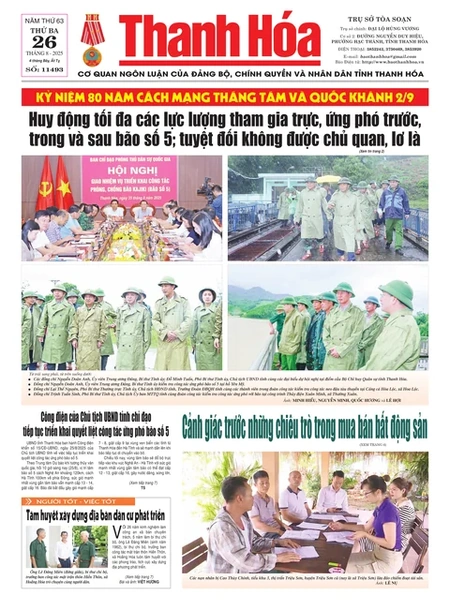 Số 11493 - Thứ Ba, ngày 26/08/2025