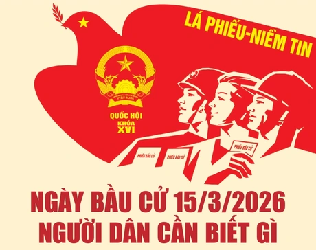 [Infographics] Ngày bầu cử 15/3/2026 - Người dân cần biết gì