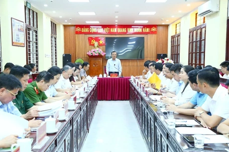 Bí thư Tỉnh ủy Lê Đức Thái: Từng cán bộ, đảng viên đảm bảo “6 rõ”, sát thực tiễn, thiết thực phục vụ Nhân dân