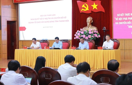 Thanh Hóa sơ kết thực hiện Nghị quyết số 57-NQ/TW và phong trào “Bình dân học vụ số”