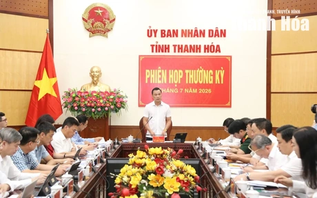 Chủ tịch UBND tỉnh Tô Anh Dũng chủ trì phiên họp thường kỳ tháng 7/2026