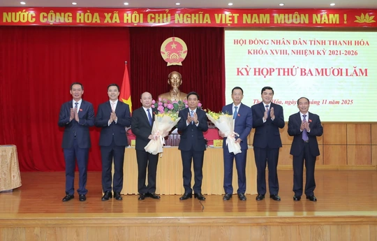 HĐND tỉnh Thanh Hóa khóa XVIII bầu bổ sung Phó Chủ tịch UBND tỉnh, Ủy viên UBND tỉnh và Trưởng Ban của HĐND tỉnh