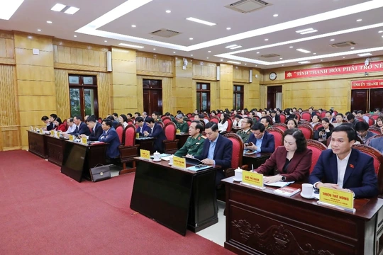 Gặp gỡ, triển khai tiếp xúc cử tri và vận động bầu cử ĐBQH khóa XVI, HĐND tỉnh khóa XIX