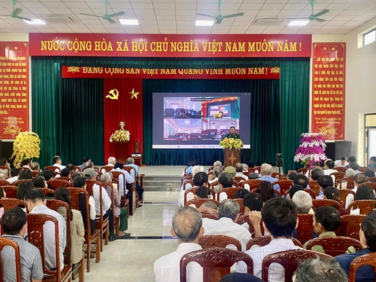 Hơn 1.800 đảng viên phường Ngọc Sơn học tập, quán triệt Nghị quyết Trung ương