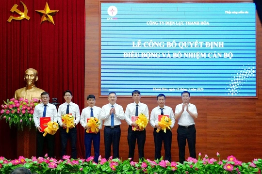 Công ty Điện lực Thanh Hóa kiện toàn đội ngũ, đáp ứng yêu cầu phát triển giai đoạn mới