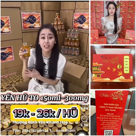 Triệt phá đường dây sản xuất, buôn bán hũ yến giả quy mô toàn quốc