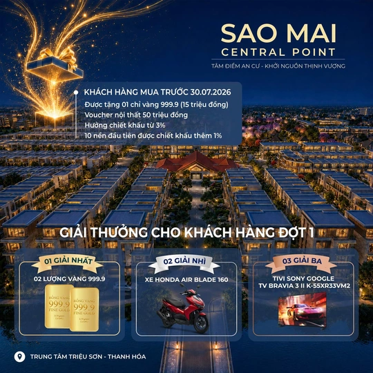Lựa chọn Sao Mai Central Point - Một sự lựa chọn thông minh!