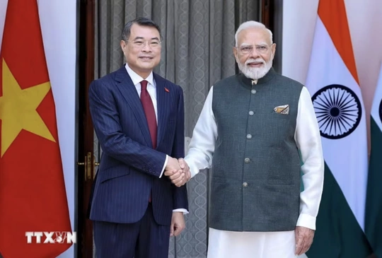 Thủ tướng Chính phủ Lê Minh Hưng hội đàm với Thủ tướng Ấn Độ Narendra Modi
