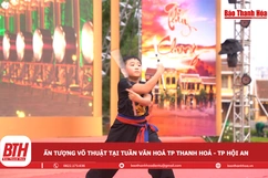 Ấn tượng  võ thuật tại  Tuần Văn hoá TP Thanh Hoá - TP Hội An