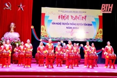 Hội diễn văn nghệ truyền thống huyện Yên Định năm 2024