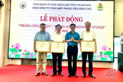 Công ty Sông Chu phát động Tháng Công nhân năm 2025
