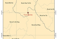Xảy ra động đất ở Quảng Nam và Kon Tum