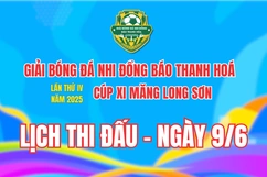 Ngày thi đấu quyết định: Ai sẽ ghi tên vào tứ kết giải Bóng đá Nhi đồng Báo Thanh Hoá lần thứ IV?