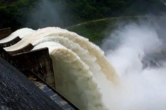 Tăng lưu lượng xả lũ hồ chứa thủy điện Cẩm Thủy 1