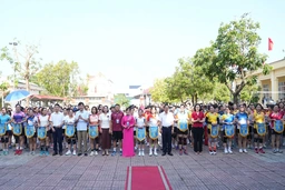 Phường Nam Sầm Sơn tổ chức giải bóng chuyền hơi chào mừng Ngày Phụ nữ Việt Nam
