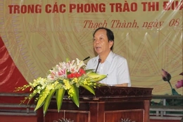 Huyện Thạch Thành  kỷ niệm 70 năm Ngày Chủ tịch Hồ Chí Minh ra Lời kêu gọi thi đua ái quốc