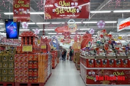 Những ngày giáp Tết Nguyên đán:  Sôi động thị trường hàng hóa 